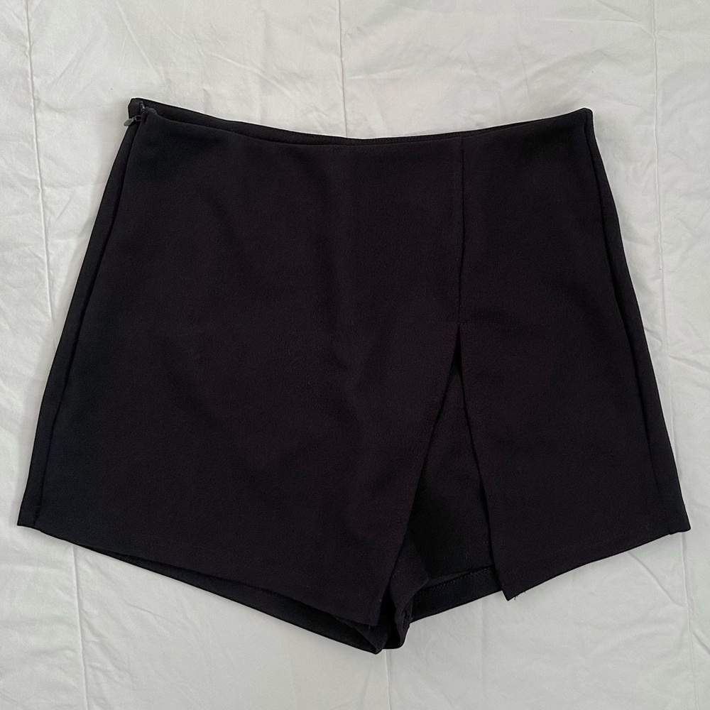 Shein Women’s Black Slit Hem Skort